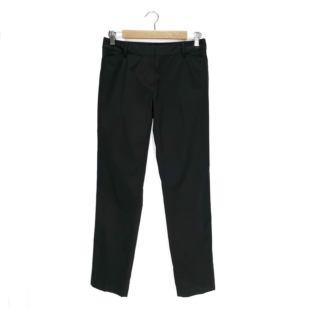Brooks Brothers Black Cotton Women’s Pants Size 0 Lightweight Stretch New NWT
